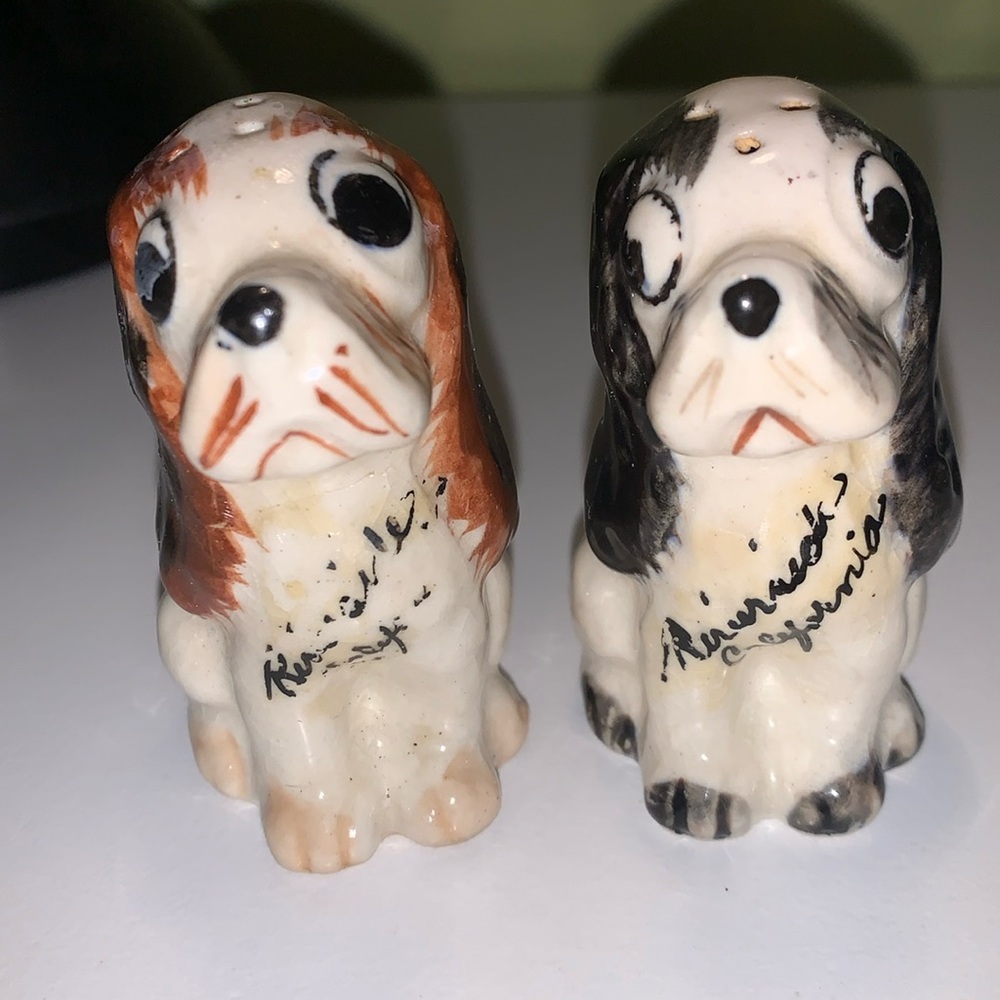 Vintage dogs salt and pepper shakers - Picture 1 of 7